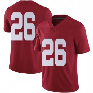 NCAA Men's Alabama Crimson Tide #26 Marcus Banks Stitched College Nike Authentic No Name Crimson Football Jersey HR17N25UQ